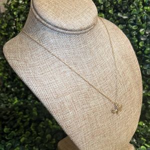 Golden Dragon Fly Necklace